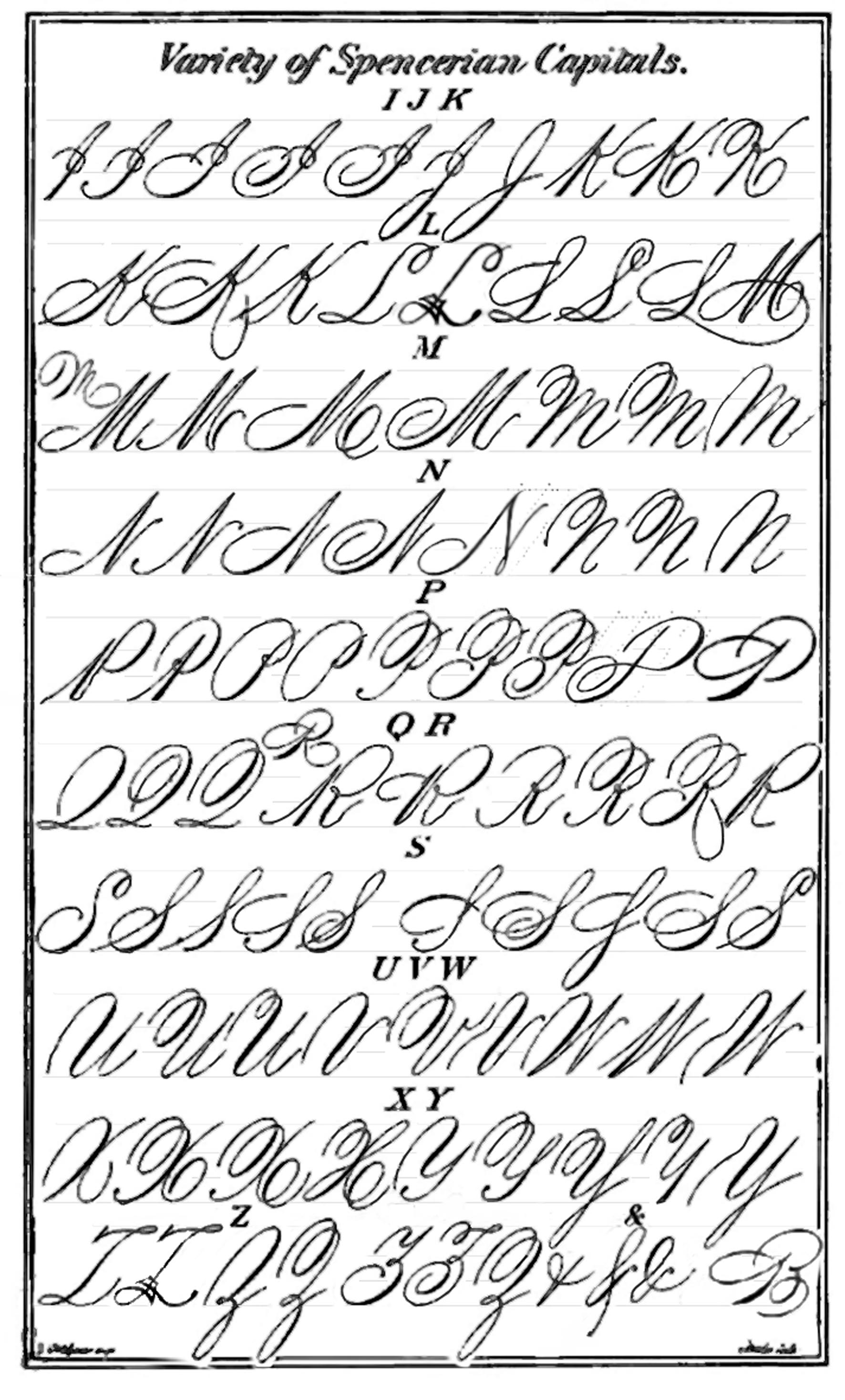 Spencerian key to Practical Penmanship, Page 107